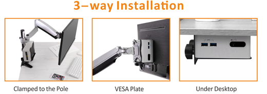 Ergo FlexiFit Mini Computer Tower Mount