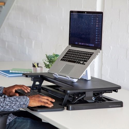 Chair Computer Stand Ergo Office Compact Sit-to-Stand Height Adjustable Workstation