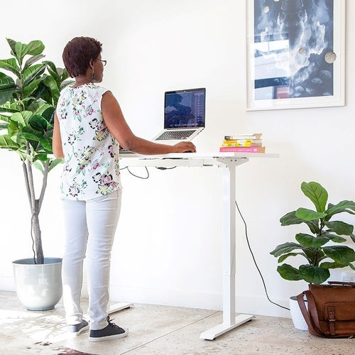 ET114E-N Single Motor Height Adjustable Standing desk frame