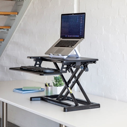 Chair Computer Stand Ergo Office Compact Sit-to-Stand Height Adjustable Workstation
